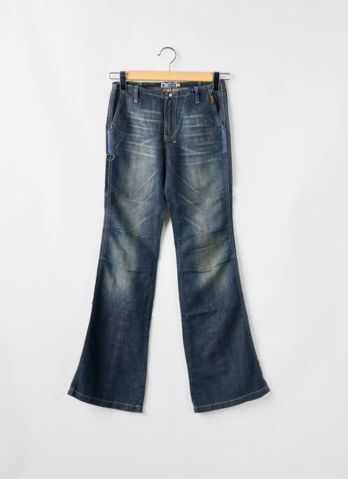 Blugi cu croială evazată albastru TEDDY SMITH femeie