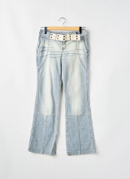 Blugi bootcut albastru TEDDY SMITH femeie