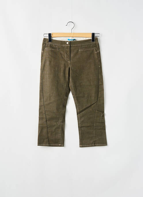 Pantalon trei sferturi verde TEDDY SMITH femeie