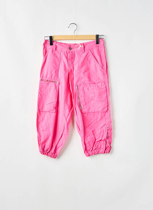 Pantalon trei sferturi roz TEDDY SMITH femeie