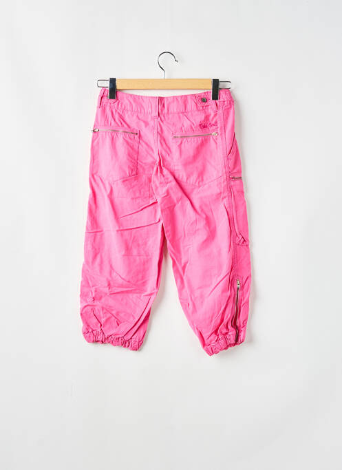 Pantalon trei sferturi roz TEDDY SMITH femeie