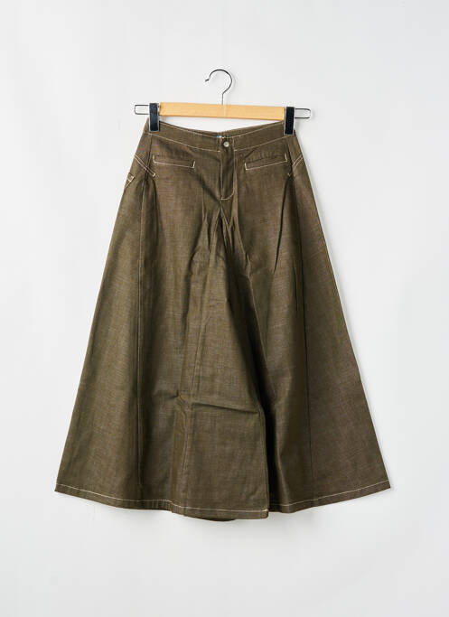 Blugi cu croială largă verde TEDDY SMITH femeie