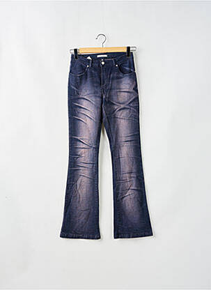 Blugi cu croială evazată albastru SCHOOL RAG femeie