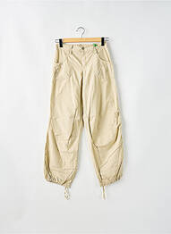 Pantalon 7/8 talie înaltă talie înaltă bej SCHOOL RAG femme