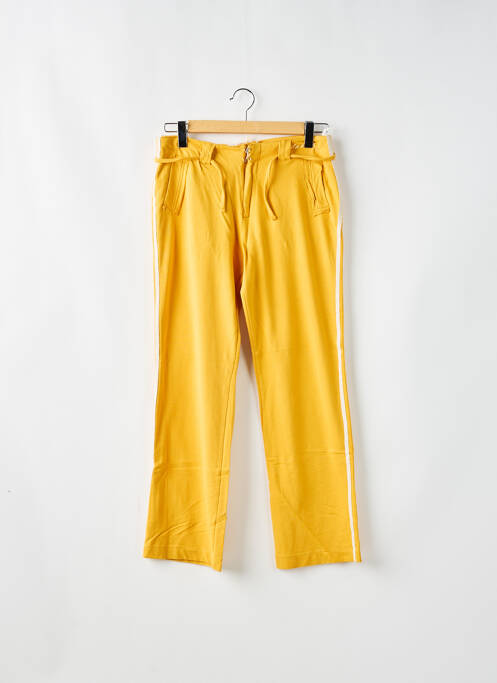 Pantalon drept galben SCHOOL RAG femeie