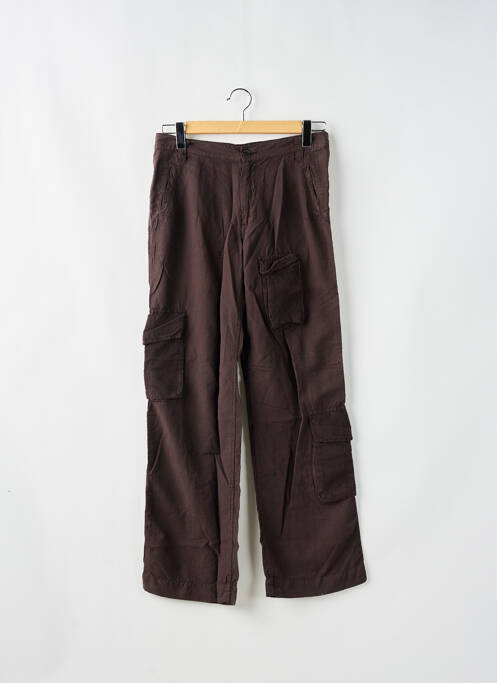 Pantalon cargo maro SCHOOL RAG femeie