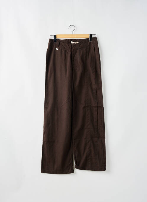 Pantalon drept maro SCHOOL RAG femeie