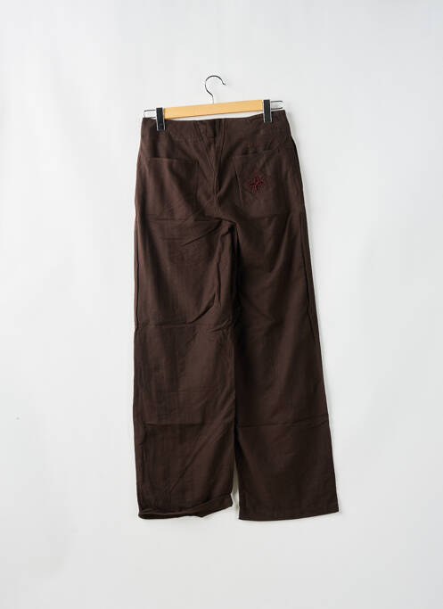 Pantalon drept maro SCHOOL RAG femeie