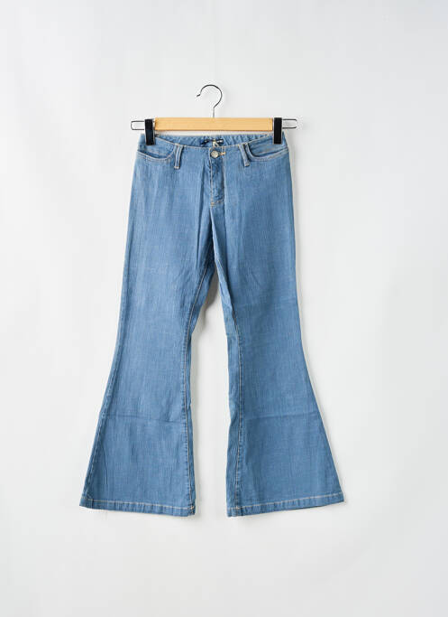 Blugi cu croială evazată albastru SCHOOL RAG femeie