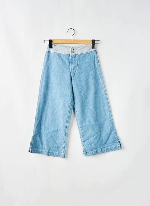 Pantalon trei sferturi croială dreaptă mărime normală albastru SCHOOL RAG femme