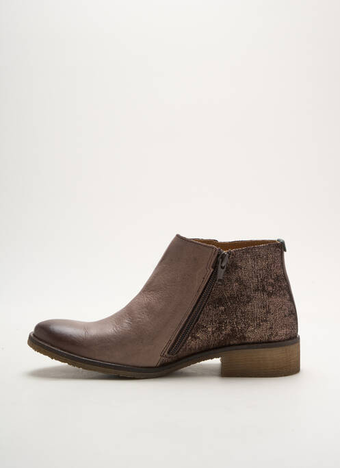 Botine/Ghete maro KICKERS femeie