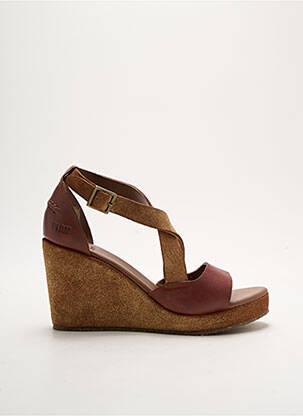 Sandale/Pantofi decupați maro PALLADIUM femeie