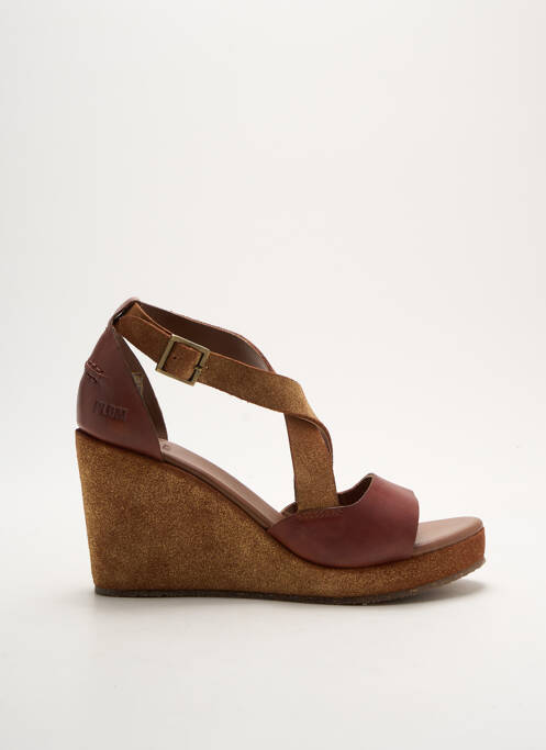 Sandale/Pantofi decupați maro PALLADIUM femeie