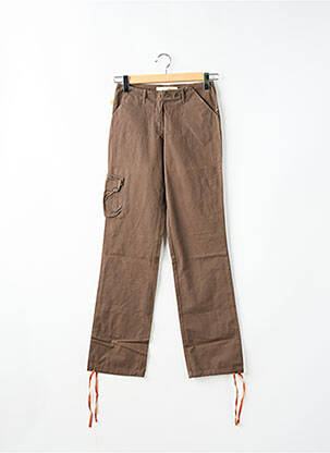 Pantalon drept buzunare maro SESSUN femeie