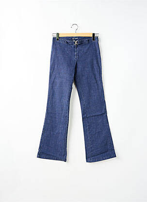 Blugi bootcut buzunare albastru SCHOOL RAG femeie