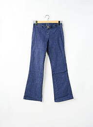 Blugi bootcut buzunare albastru SCHOOL RAG femeie