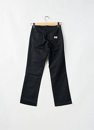Pantalon drept închidere cu fermoar sub clapetă cu nasturi negru DICKIES femeie