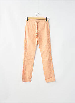 Pantalon slim buzunare portocalie LOLITA femeie