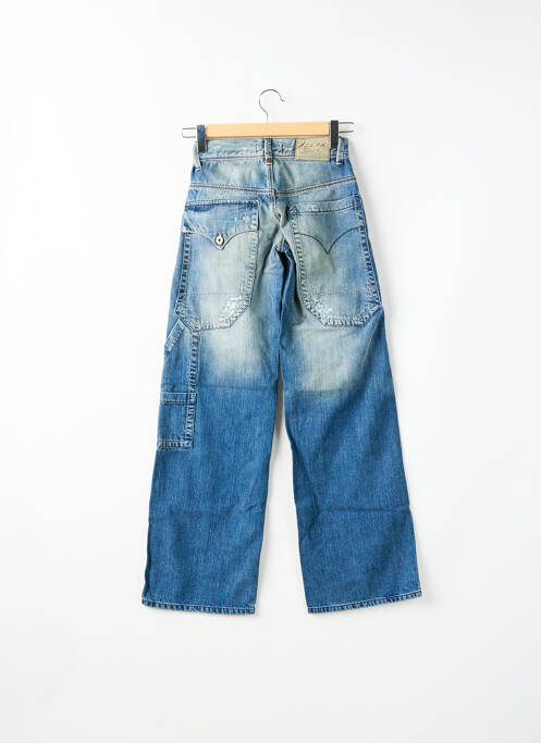 Blugi cu croială evazată albastru SCHOOL RAG femeie