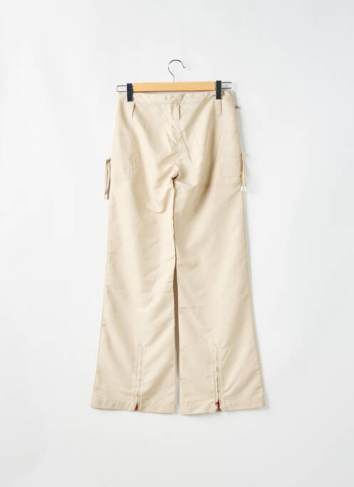 Pantalon evazat bej KANA BEACH femeie