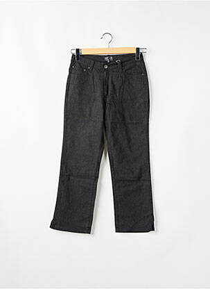 Pantalon 7/8 elasticitate mărime normală negru RWD femeie