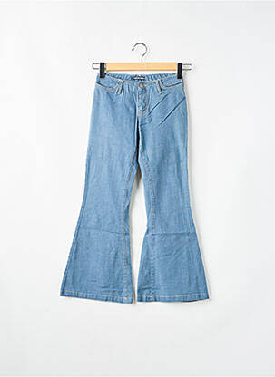 Blugi cu croială evazată albastru SCHOOL RAG femeie