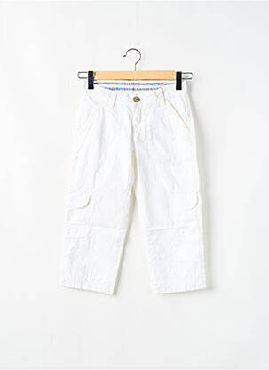 Pantalon trei sferturi alb TEDDY SMITH femeie