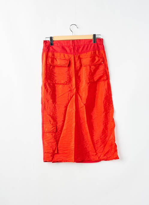 Fustă lungă roșu E-PLAY femeie