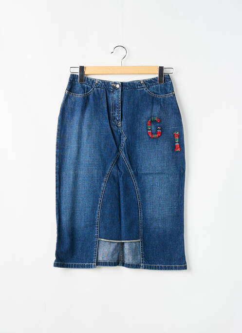 Fustă midi albastru TEDDY SMITH femeie