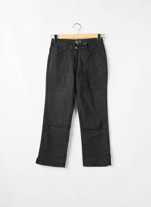 Pantalon 7/8 elasticitate mărime normală negru RWD femme