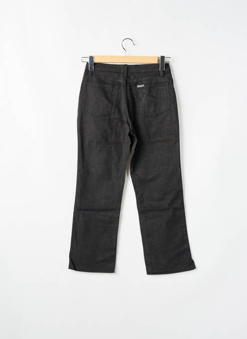 Pantalon 7/8 elasticitate mărime normală negru RWD femme