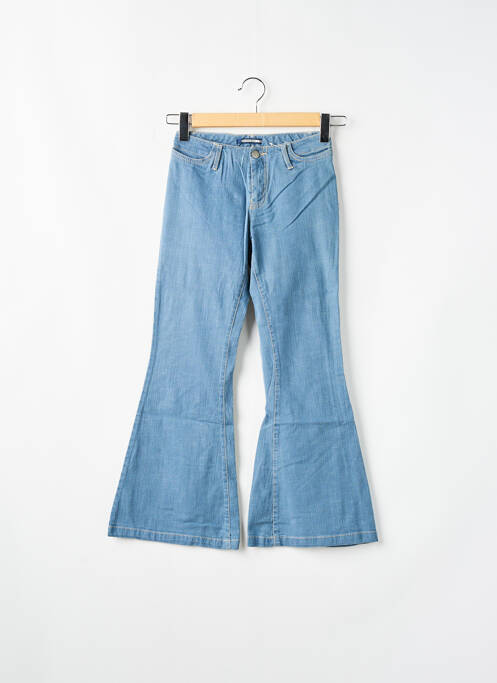 Blugi cu croială evazată albastru SCHOOL RAG femeie