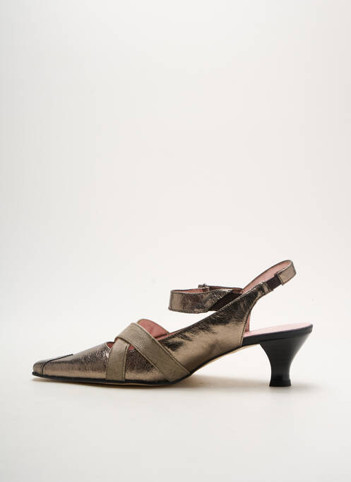 Sandale/Pantofi decupați auriu ELANTINE femeie