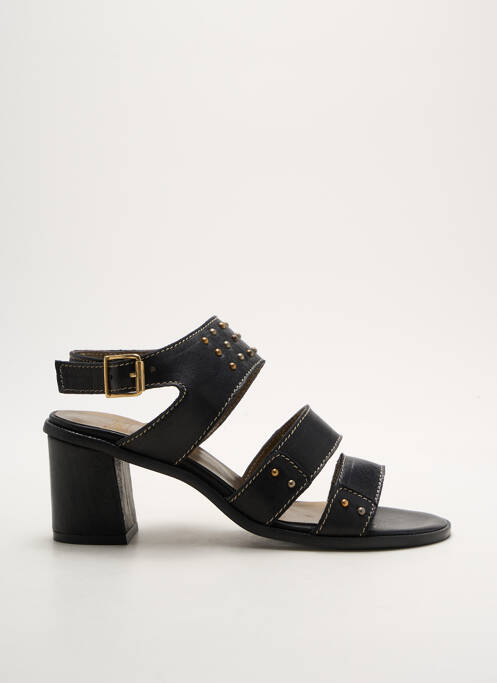 Sandale/Pantofi decupați negru SWEDI femeie