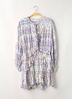 Rochie scurtă croială evazată mâneci lungi violet IRO femeie