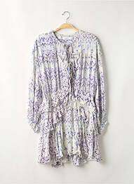 Rochie scurtă croială evazată mâneci lungi violet IRO femme
