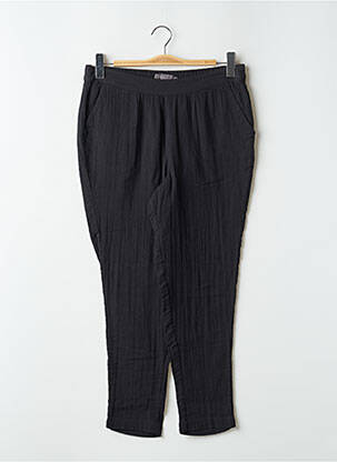 Pantalon slim talie elastică mărime normală negru ICHI femeie