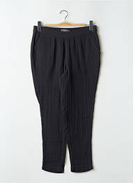 Pantalon slim talie elastică mărime normală negru ICHI femme