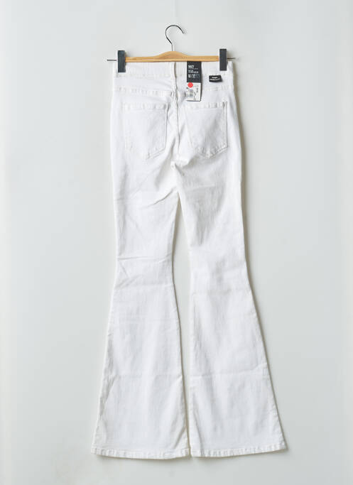 Blugi cu croială evazată alb DR DENIM femeie