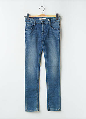 Blugi cu croială slim albastru TEDDY SMITH fată