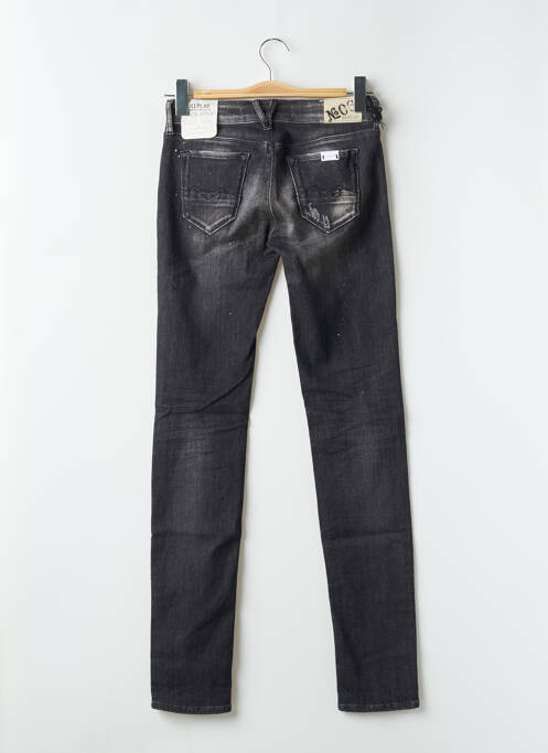 Blugi cu croială slim negru REPLAY femeie