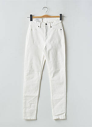 Blugi cu croială slim alb CHEAP MONDAY femeie