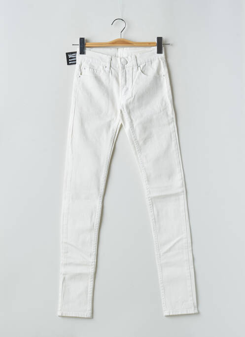 Blugi cu croială slim alb CHEAP MONDAY femeie