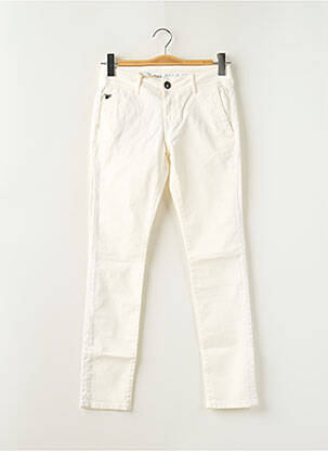 Pantalon chino talie joasă talie joasă alb DN.SIXTY SEVEN femeie