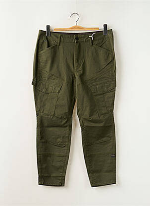 Pantalon cargo țesătură poplin mărime normală verde G STAR femeie