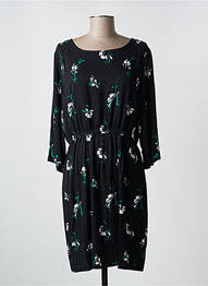 Rochie midi croială fluidă mâneci lungi negru MINIMUM femme