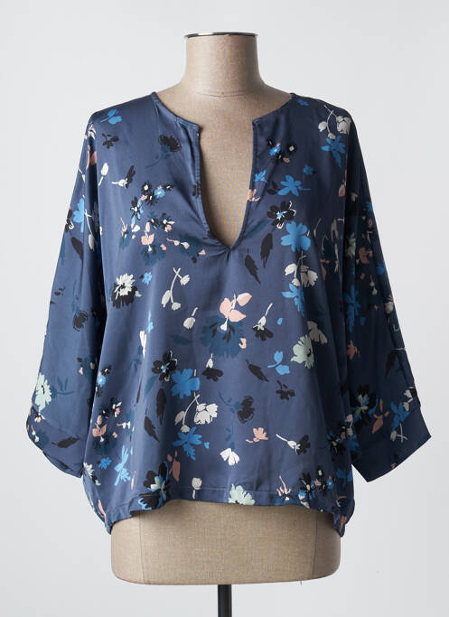 Top albastru PLEASE femeie