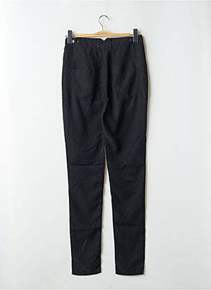 Pantalon slim talie înaltă talie înaltă negru FIVE PM femeie