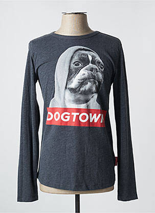 Tricou gri LE TEMPS DES CERISES bărbat