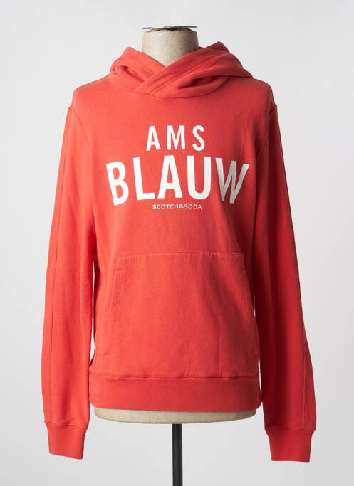Hanorac cu glugă portocaliu SCOTCH & SODA bărbat